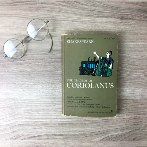 The Tragedy of Coriolanus - Folger Library General Reader's Shakespeare - Washington Square Press - 1962 - NextStage Vintage