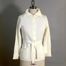 Cream cardigan tunic sweater - Bronson of CA - 1970s vintage - XS - NextStage Vintage