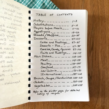 Creations of Our Kitchens Book - First Congregational Church - Shrewsbury, MA - 1970s community cookbook - NextStage Vintage