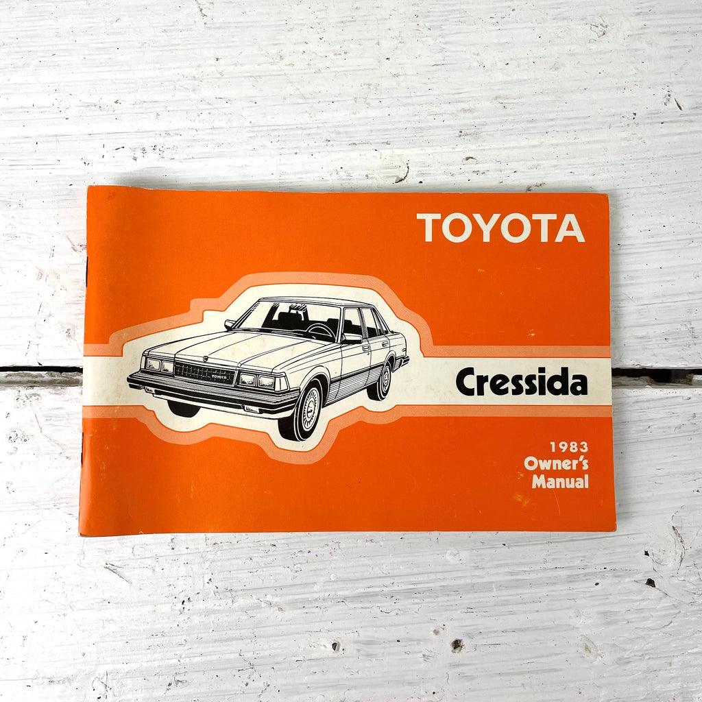 Toyota Cressida 1983 Owner's Manual - maintenance operation - NextStage Vintage