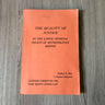 The Quality of Justice in the Lower Criminal Courts of Metropolitan Boston - Bing and Rosenfeld - 1970 - NextStage Vintage