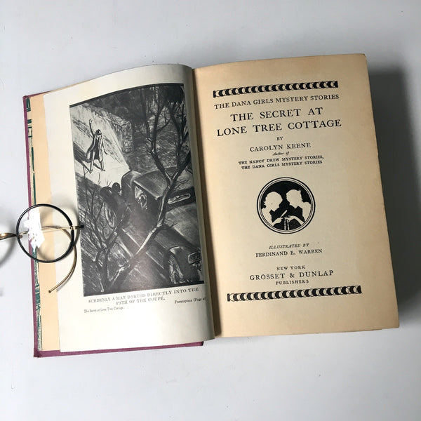 The Secret at Lone Tree Cottage by Carolyn Keene - 1934 Dana Girls mystery - NextStage Vintage