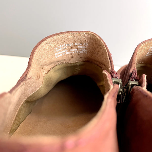 Dansko leather wedge ankle booties - size 9.5 / 40 - NextStage Vintage
