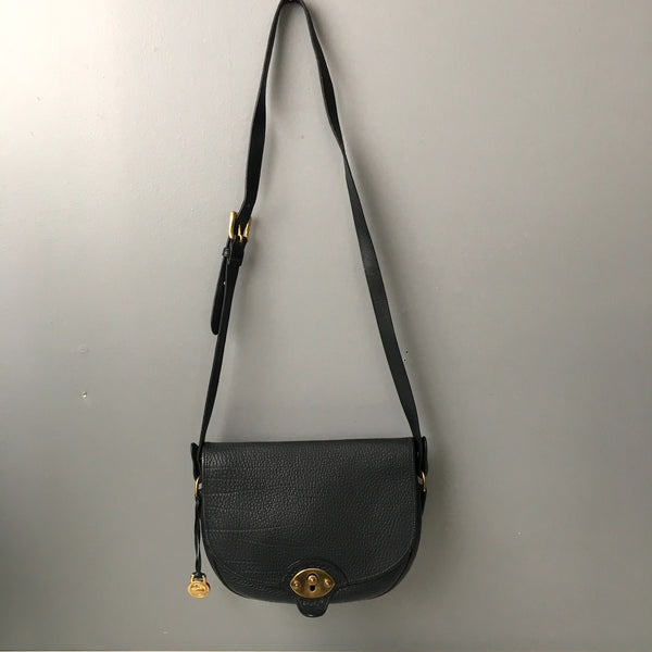 Dooney & Bourke AWL Navy Cavalry Trooper bag - 1980s vintage - NextStage Vintage