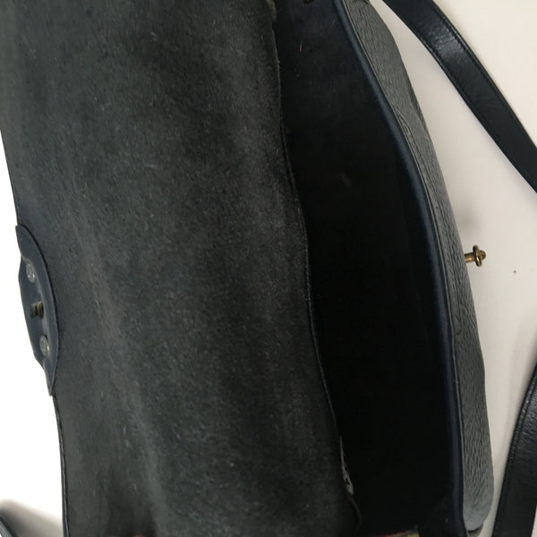 Dooney & Bourke AWL Navy Cavalry Trooper bag - 1980s vintage - NextStage Vintage