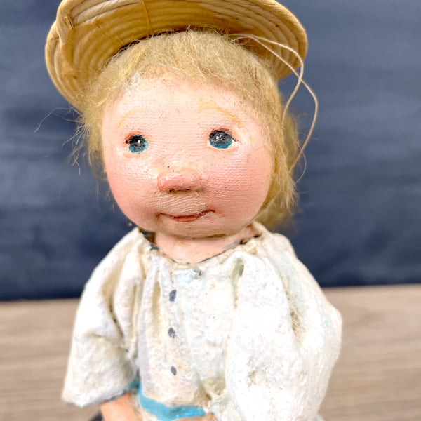 Dianne Dengel country girl doll - handmade - NextStage Vintage