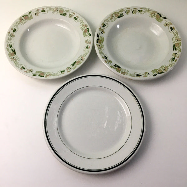 Vintage restaurant ware china - 5 pieces - Buffalo, Homer Laughlin, Grindley, Sterling - mix & match - NextStage Vintage