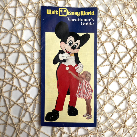 1978 Walt Disney World Vacationer's Guide brochure - vintage Disney ephemera - NextStage Vintage