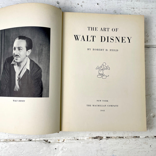 The Art of Walt Disney- Robert D. Feild - 1942 hardcover - NextStage Vintage