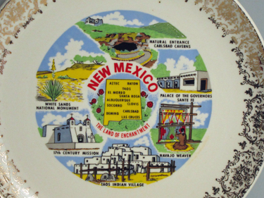 New Mexico souvenir state plate - The Land of Enchantment - retro USA travel souvenir - NextStage Vintage