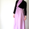 1970s lilac party dress with velvet bolero jacket - NextStage Vintage
