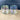 Opalescent drapery glass cream and sugar set - 1960s vintage - NextStage Vintage