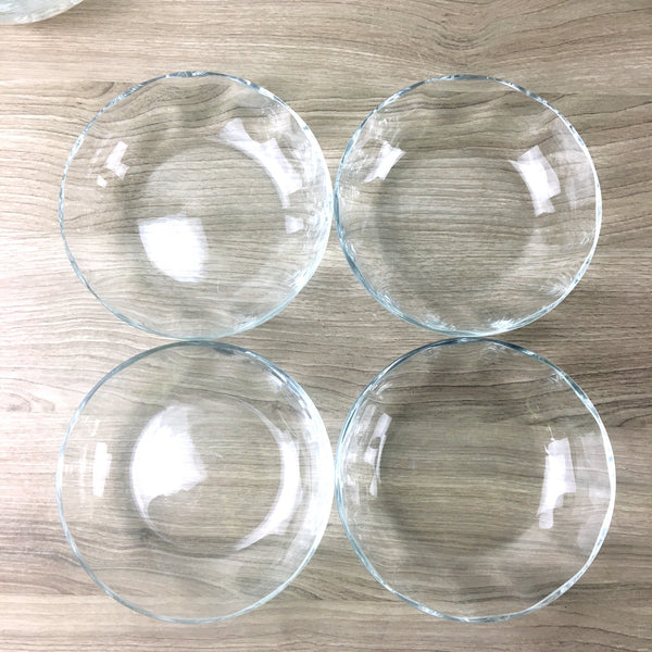 Eisch fruit bowls - set of 12 - German glass tableware - NextStage Vintage