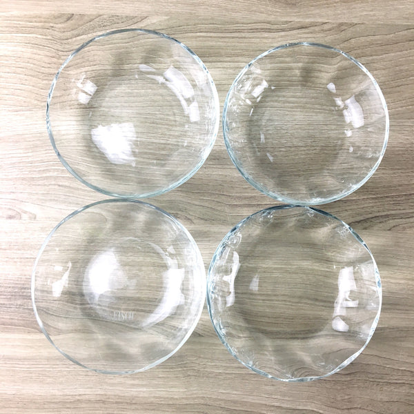 Eisch fruit bowls - set of 12 - German glass tableware - NextStage Vintage