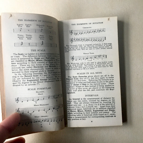 Elson's Pocket Music Dictionary - Louis C. Elson - 1909 pocket paperback - NextStage Vintage