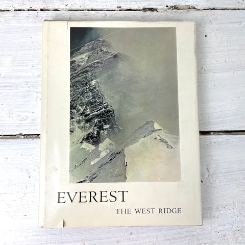 Everest - The West Ridge - Thomas Hornbein - 1966 Sierra Club hardcover - NextStage Vintage