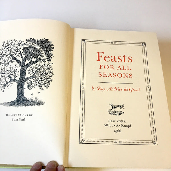 Feasts for all Seasons by Roy Andries de Groot - 1966 first edition - NextStage Vintage