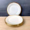 Fire King Swirl dinner plates - set of 4 - 1950s vintage - NextStage Vintage