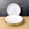 Fire King Swirl dinner plates - set of 5 - 1950s vintage - NextStage Vintage
