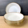 Fire King Swirl coupe bowls - set of 6 - 1950s vintage - NextStage Vintage