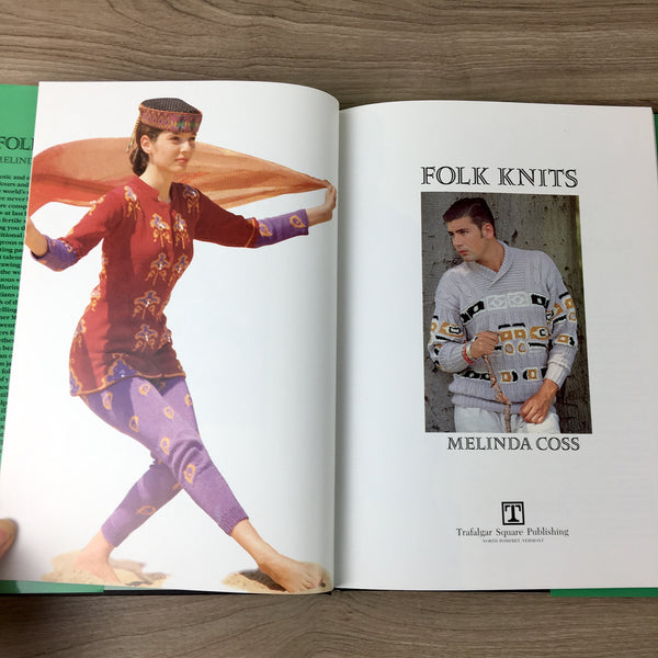 Folk Knits: Traditional Patterns from around the World - Melinda Coss - 1991 - NextStage Vintage