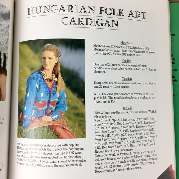Folk Knits: Traditional Patterns from around the World - Melinda Coss - 1991 - NextStage Vintage