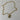 Freirich gold and green circular pendant - 1970s vintage costume jewelry - NextStage Vintage