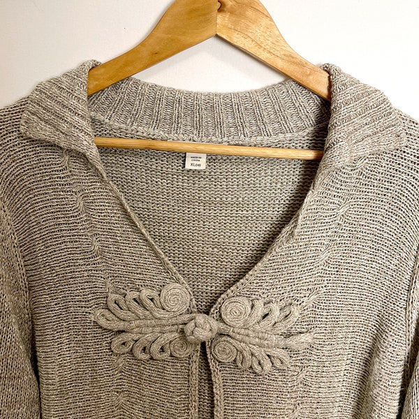 Coldwater Creek cardigan with ornate frog closures - size 18 - NextStage Vintage