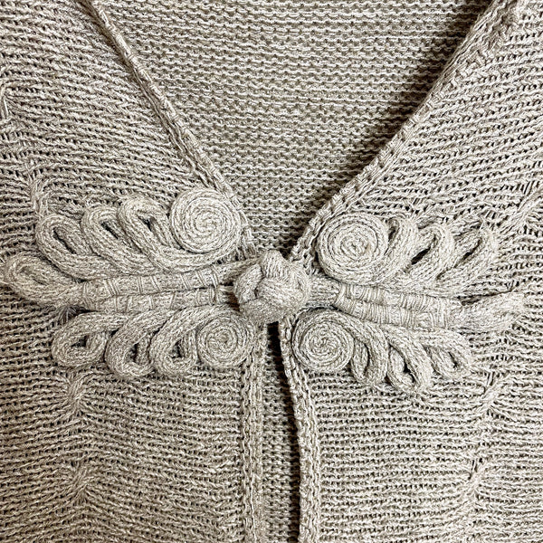Coldwater Creek cardigan with ornate frog closures - size 18 - NextStage Vintage