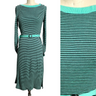 1970s vintage striped sweater dress with belt - size XS - NextStage Vintage