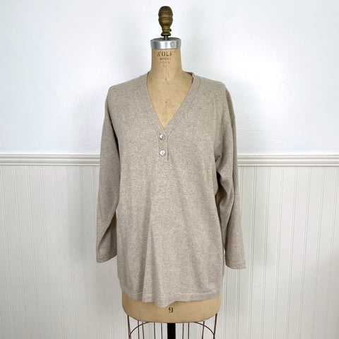 1990s Italian wool-silk-cashmere blend pullover sweater - size medium - NextStage Vintage