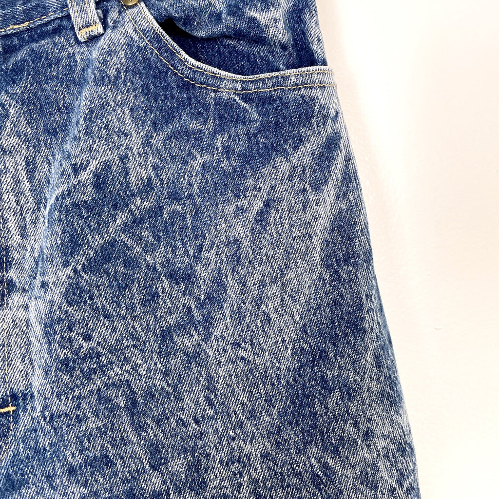 Vintage PS Gitano jeans skirt high waist denim 1980s 80s size 16 30” waist