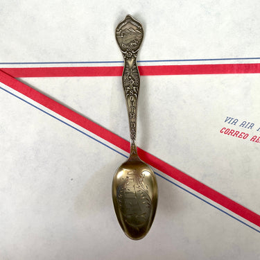 Groton, South Dakota sterling spoon - vintage souvenir - NextStage Vintage