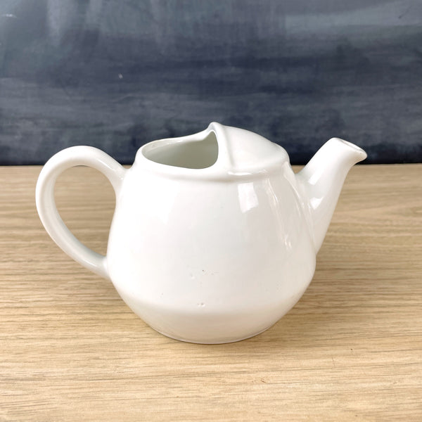 Hall London teapot #82 - white china tea for one - NextStage Vintage