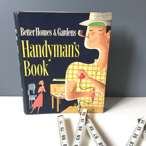 Better Homes and Gardens Handyman's Book - 5 ring hardcover - 1957 fifth printing - NextStage Vintage