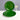 Hazel Atlas Ovide dinner plates - dark green - set of 2 - NextStage Vintage