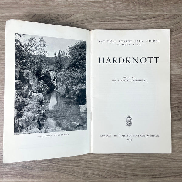 National Forest Park Guides: Hardknott - HMSO - 1949 booklet - NextStage Vintage
