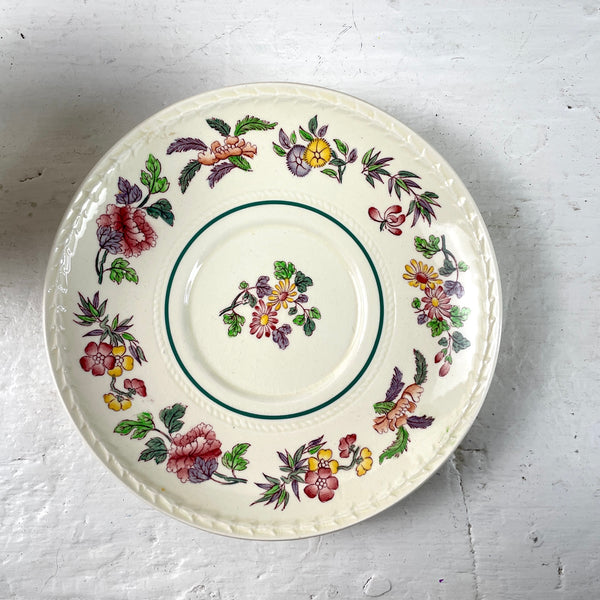 Wedgwood Harlech cup and saucer - floral - vintage china - NextStage Vintage