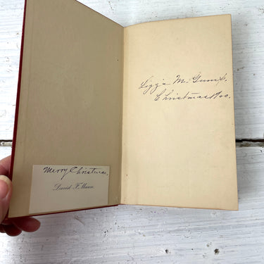 The Christmas Story from David Harum - Edward Noyes Westcott - 1900 hardcover - NextStage Vintage