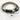 Galaxy USA black leather belt with heart keeper loop - vintage accessory - NextStage Vintage