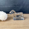 Vintage Heisey glass dog - or is it? - NextStage Vintage