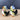 Hens in bonnets salt and pepper shakers - 1950s vintage - NextStage Vintage