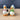 Hens in bonnets salt and pepper shakers - 1950s vintage - NextStage Vintage