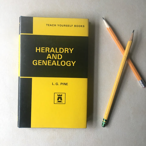 Heraldry and Geneology - Teach Yourself Books - L.G. Pine - 1968 hardcover - NextStage Vintage