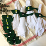 His and hers napkin rings - set of 12 - vintage felt table fun - NextStage Vintage