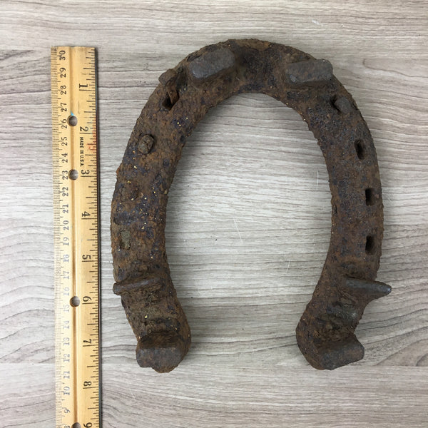 Good luck horseshoe - vintage crusty and rusty authentic iron horseshoe - NextStage Vintage