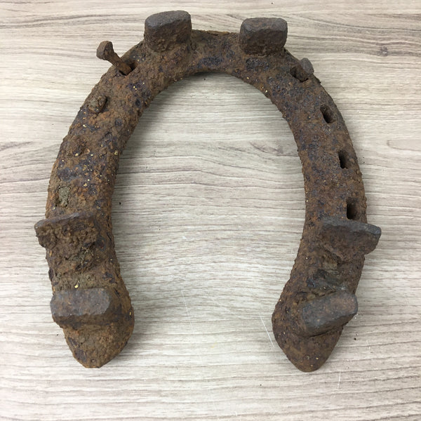 Good luck horseshoe - vintage crusty and rusty authentic iron horseshoe - NextStage Vintage