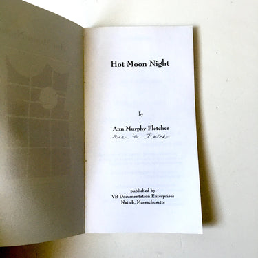 Hot Moon Night by Ann Murphy Fletcher - poetry - signed - 1998 - NextStage Vintage