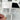 Ideal Dollhouse plastic kitchen - black and white plus extras - NextStage Vintage