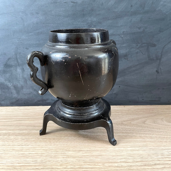Cast iron jardiniere - turn of the century - NextStage Vintage